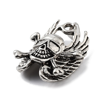 Tibetan Style Alloy Pendants TIBE-L012-040AS-06-1