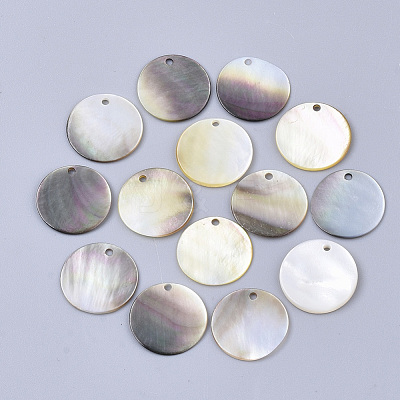 Black Lip Shell Pendants X-SSHEL-S251-36B-1