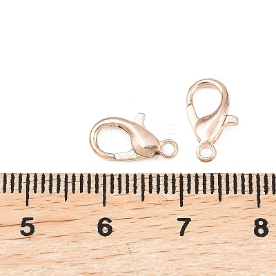 Zinc Alloy Lobster Claw Clasps X-E102-RG-1