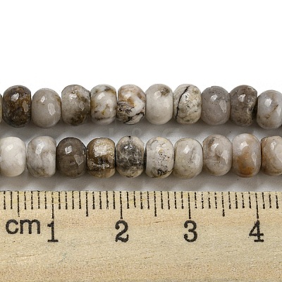 Natural Bamboo Leaf Agate Beads Strands G-H305-A02-01-1