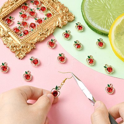 Alloy Rhinestone Pendants LS-PALLOY-CJC0006-71-1