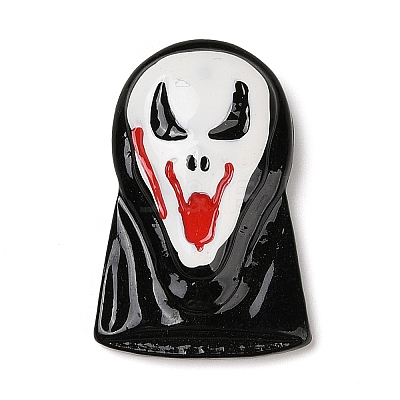 Ghost Mask Halloween Opaque Resin Decoden Cabochons RESI-R446-02C-1