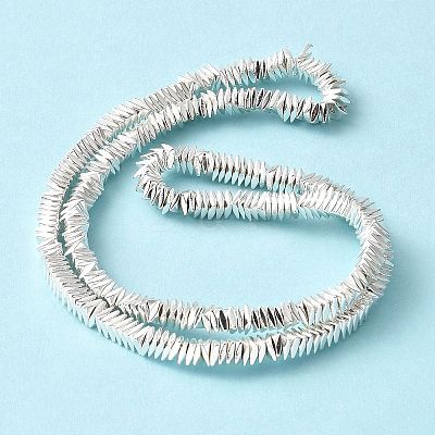 Electroplated Synthetic Non-Magnetic Hematite Beads Strands G-E606-A01-S-1
