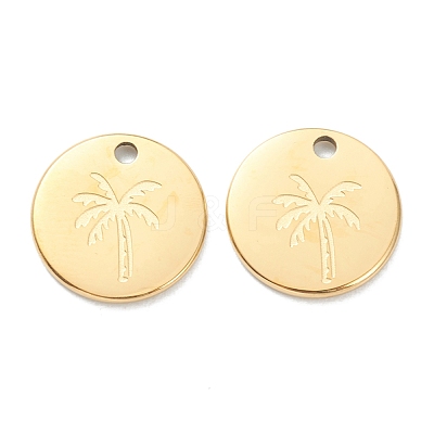 Ion Plating(IP) 304 Stainless Steel Charms STAS-P280-10G-1