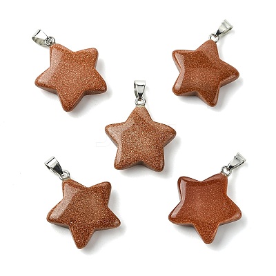 Synthetic Goldstone Pendants GG-K002-10J-1