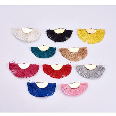 Polyester Tassel Pendant Decorations FIND-I008-01-1