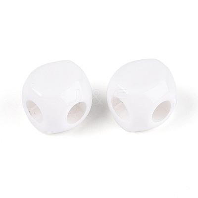 Opaque Acrylic Beads SACR-T017-54A-1