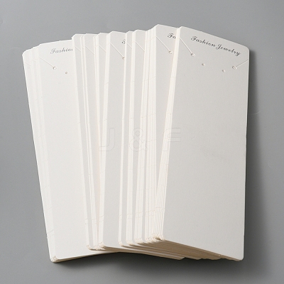 Paper Jewelry Display Cards CDIS-WH0021-035-1