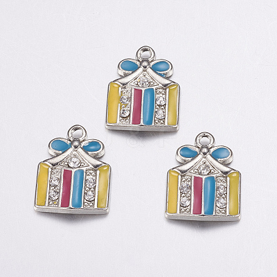 Alloy Enamel Pendants E1206-1