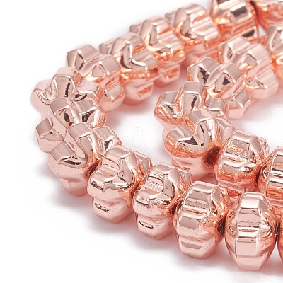 Non-magnetic Synthetic Hematite Beads Strands G-H270-02RG-1