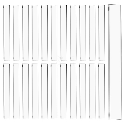 200Pcs Transparent Acrylic Sheets FIND-GA0007-20A-1