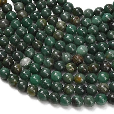 Natural African Jade Beads Strands G-F820-K02-8mm-1