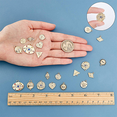 Alloy Pendants PALLOY-SC0001-73G-NR-1