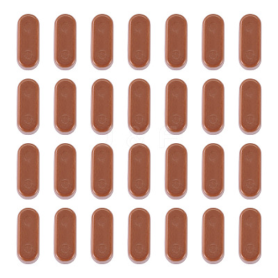 Opaque Acrylic European Beads OACR-TAC0019-006I-1