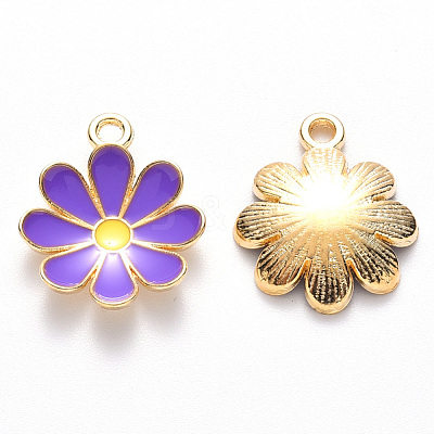 Alloy Enamel Pendants X-ENAM-S121-116D-1
