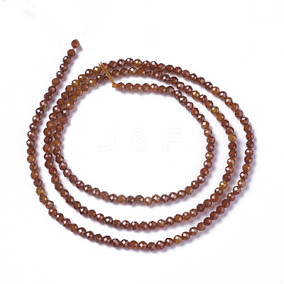 Cubic Zirconia Beads Strands G-F596-48H-3mm-1