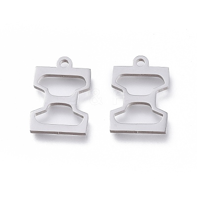 Non-Tarnish 304 Stainless Steel Charms STAS-L263-21P-1