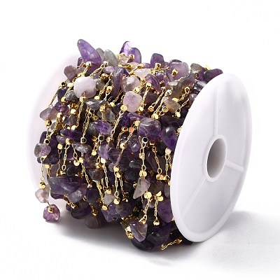 Handmade Beaded Chain CHC-D027-01G-08-1