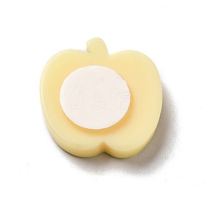 Opaque Resin Fruit & Vegetable Adhesive Back Cartoon Stickers RESI-K019-46-1