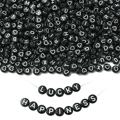 1400Pcs 2 Styles Craft Style Acrylic Beads MACR-YW0003-32-1