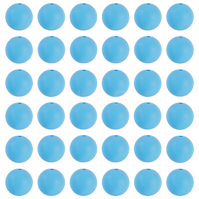 50Pcs Food Grade Eco-Friendly Silicone Beads SIL-TA0002-89I-1