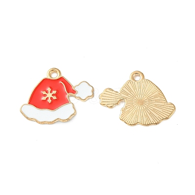 Christmas Alloy Enamel Pendants ENAM-D047-09LG-05-1