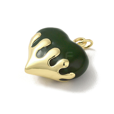 Rack Plating Brass Enamel Pendants KK-S366-05G-06-1