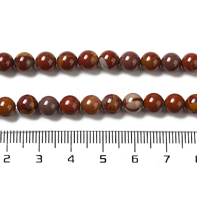 Natural Jasper Beads Strands G-H298-A05-02-1