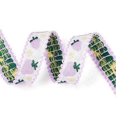 Polyester Strawberry Ribbon OCOR-T016-04D-1