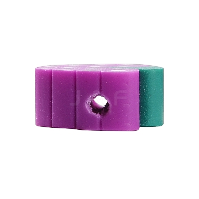 100Pcs Handmade Polymer Clay Fruit Theme Beads CLAY-YW0001-10-1