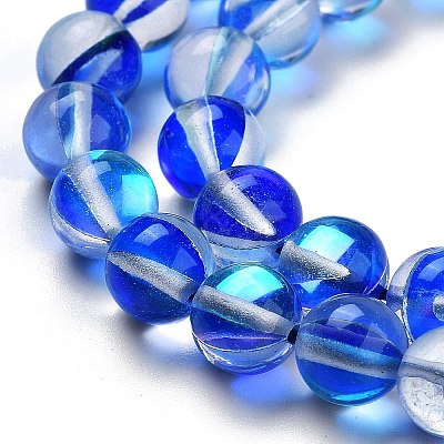 Transparent Glass Beads GLAA-B022-8mm-12-1