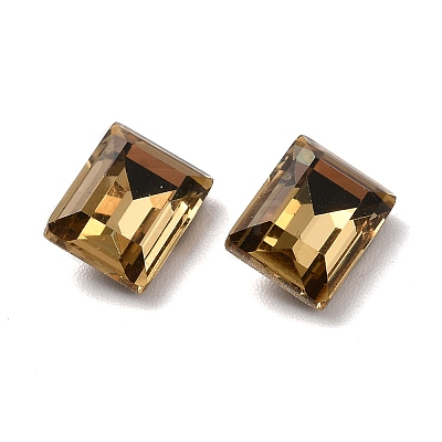 Faceted K9 Glass Rhinestone Cabochons GGLA-R042-04A-1