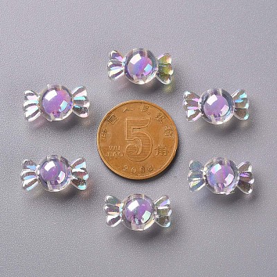 Transparent Acrylic Beads TACR-S152-03B-SS2114-1
