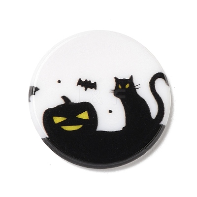 Halloween Series Acrylic Cbabochons OACR-M012-05-1