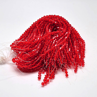 Transparent Glass Beads Strands LS-EGLA-A039-T6mm-D14-1