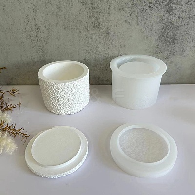 Lava Effect Column DIY Silicone Candle Cup Molds LS-SIMO-C008-01B-1