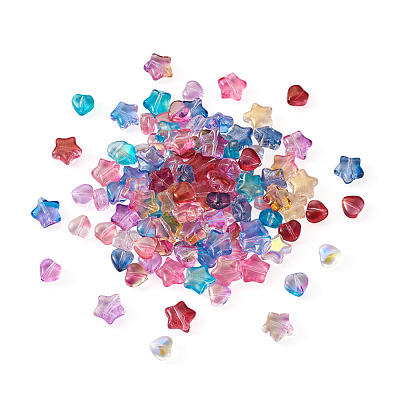 Electroplate Glass Beads EGLA-CD0001-01-1