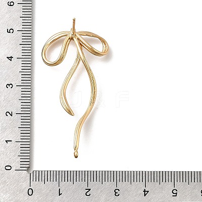 Brass Stud Earring Finding KK-U061-14A-G-1