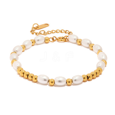 304 Stainless Steel Round Beaded Bracelets VG5654-1