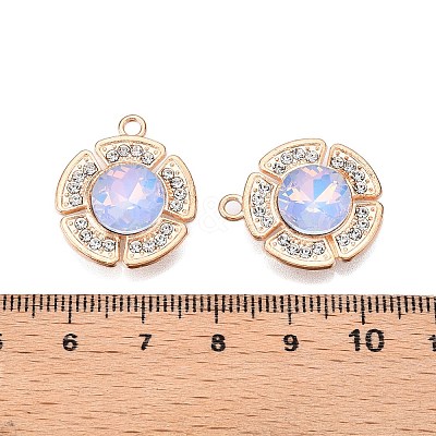 Alloy Glass Pendants PALLOY-N176-72KCG-01-1