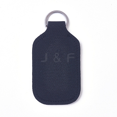 Hand Sanitizer Keychain Holder LS-DIY-WH0156-84B-1