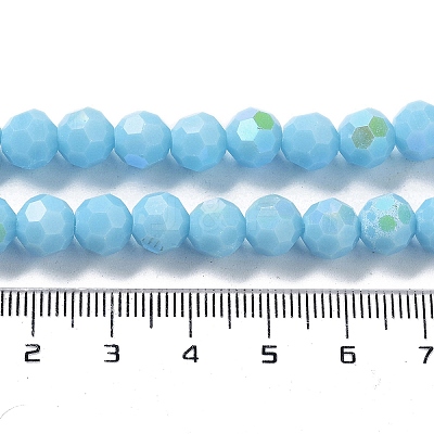 Opaque Glass Beads Strands EGLA-A035-P8mm-L08-1
