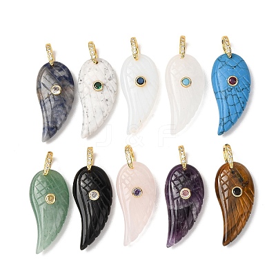 Natural & Synthetic Mixed Stone Pendants GG-CBA51ED-02G-1
