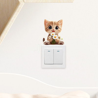 Animals PVC Waterproof Self Adhesive Stickers STIC-K001-04D-1