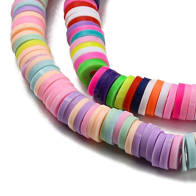 3 Styles Handmade Polymer Clay Beads CLAY-SZ0001-57-1