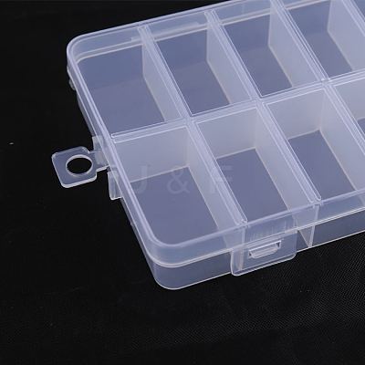 Transparent Plastic Bead Containers CON-YW0001-24-1