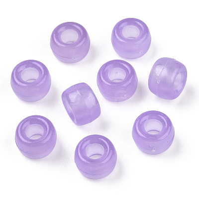 Transparent & Luminous Plastic Beads KY-T025-01-H04-1
