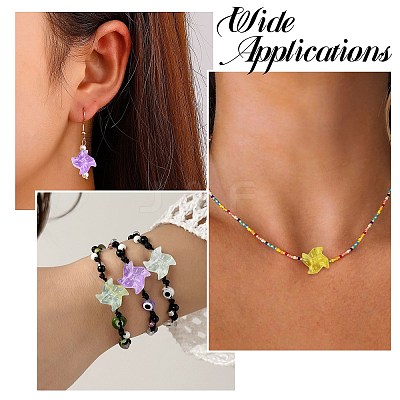100Pcs 11 Colors Handmade Lampwork & Beads LAMP-CJ0002-89-1