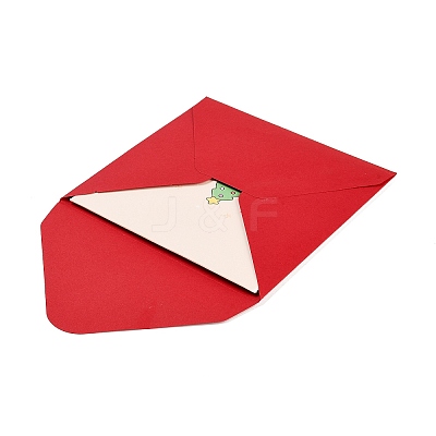 Square 3D Pop Up Paper Greeting Card AJEW-P123-A03-1