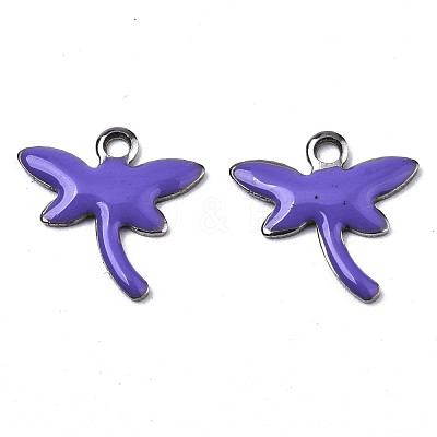 201 Stainless Steel Enamel Charms STAS-N088-19C-1